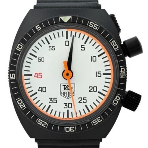 Tag Heuer 44mm Men's Referee Stopwatch Wrist Watch w/ Box+ Papers- 202.507! - Picture 3 of 13